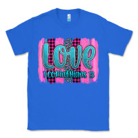 True Royal love corinthians 13 valentine's day brushstroke Classic Tee - AdoDesignShop