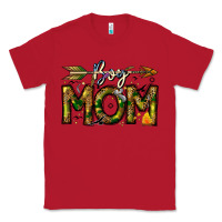 Red Boy Mom Classic Tee - CowhideDigitalArt