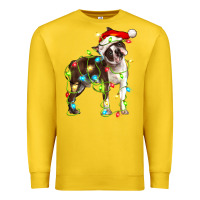 Lemon christmas chocolate boston terrier Premium Sweatshirt - LillyAllenDesigns