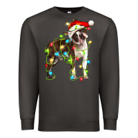 Smoke christmas chocolate boston terrier Premium Sweatshirt - LillyAllenDesigns
