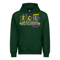 Forest Green mardi gras teacher assistant Urban Hoodie - CowGirlArtShop