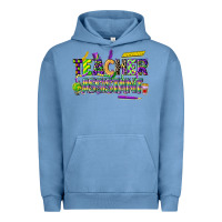 Pigment Pebble Blue mardi gras teacher assistant Urban Hoodie - CowGirlArtShop
