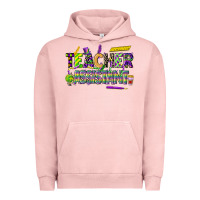 Pigment Salmon mardi gras teacher assistant Urban Hoodie - CowGirlArtShop