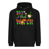 Black 100  that witch Heavyweight Hoodie - BundleAndBundleShop