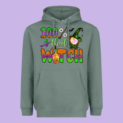 100  That Witch Heavyweight Hoodie Designed By Bundleandbundleshop