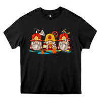 Black firefighter gnomes Heavy Core Tee - Zillion Design Studio