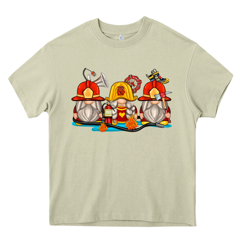 Firefighter Gnomes Heavy Core Tee by Zillion Design Studio | Teevron