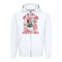 White roses are red inside i'm dead Zipper Hoodie - MaliasSmallBusiness