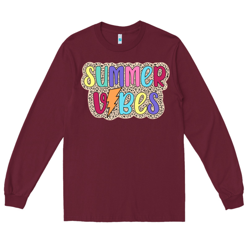 Summer Vibes Long Sleeve Tee by JahusDesignShop | Teevron