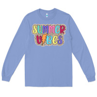 Colony Blue summer vibes Long Sleeve Tee - JahusDesignShop