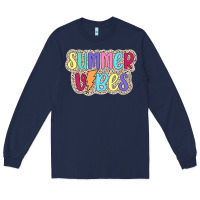 Navy summer vibes Long Sleeve Tee - JahusDesignShop