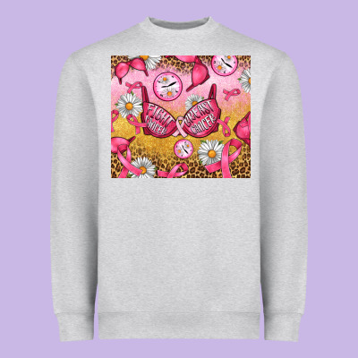 Hour Breast Cancer Bra Heavyweight Sweatshirt Designed By Artiststas
