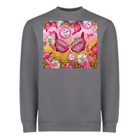 Storm Hour Breast Cancer Bra Heavyweight Sweatshirt - Artiststas