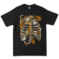 Black Flower rib cage bees Premium Tee - RanaPortraitStore