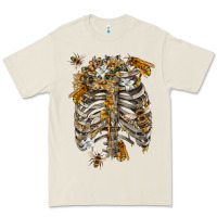 Bone Flower rib cage bees Premium Tee - RanaPortraitStore