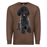 Chestnut black poodles dog Premium Sweatshirt - LillyAllenDesigns