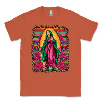 Copper our lady of guadalupe serape background Classic Tee - Artiststas