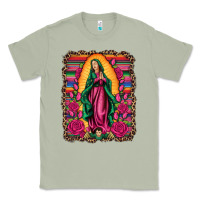 Matcha our lady of guadalupe serape background Classic Tee - Artiststas