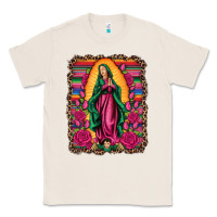 Natural our lady of guadalupe serape background Classic Tee - Artiststas