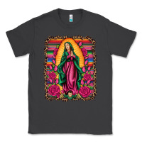 Smoke our lady of guadalupe serape background Classic Tee - Artiststas