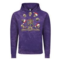 Cloud Purple christmas human skeleton and skulls Vintage Hoodie - FaDigitalArtStudio