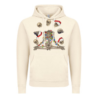 Vintage Artic christmas human skeleton and skulls Vintage Hoodie - FaDigitalArtStudio