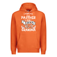 Carrot I Asked God For a Partner In Crime He Sent Me My Crazy Grandma Premium Hoodie - Bettercallsaul