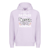 Lilac I Asked God For a Partner In Crime He Sent Me My Crazy Grandma Premium Hoodie - Bettercallsaul