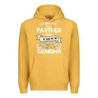 Mustard I Asked God For a Partner In Crime He Sent Me My Crazy Grandma Premium Hoodie - Bettercallsaul