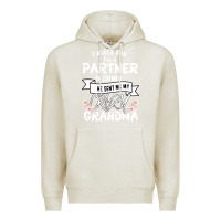 Oatmeal Heather I Asked God For a Partner In Crime He Sent Me My Crazy Grandma Premium Hoodie - Bettercallsaul