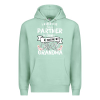 Seafoam I Asked God For a Partner In Crime He Sent Me My Crazy Grandma Premium Hoodie - Bettercallsaul