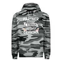 Slate Camo I Asked God For a Partner In Crime He Sent Me My Crazy Grandma Premium Hoodie - Bettercallsaul