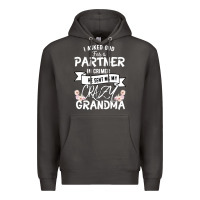 Smoke I Asked God For a Partner In Crime He Sent Me My Crazy Grandma Premium Hoodie - Bettercallsaul