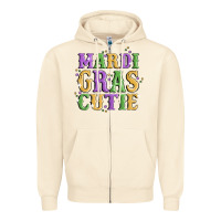 Sandshell mardi gras cutie Zipper Hoodie - MaliasSmallBusiness