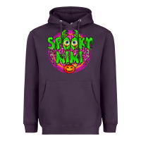 Plum spooky mimi Heavyweight Hoodie - BundleAndBundleShop