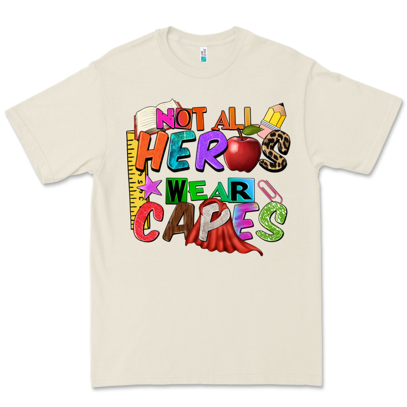 Not All Heros Wear Capes Premium Tee by Zillion Design Studio | Teevron