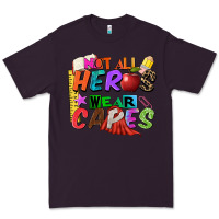 Plum not all heros wear capes Premium Tee - Zillion Design Studio