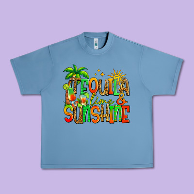 Tequila Lime And Sunshine Summer Urban Heavy Tee Designed By Jasminsmagicworld