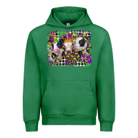 Emerald mardi gras heifers Urban Hoodie - CowGirlArtShop