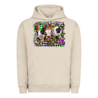Pigment French Oak mardi gras heifers Urban Hoodie - CowGirlArtShop