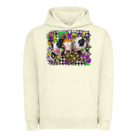 Pigment Pistachio mardi gras heifers Urban Hoodie - CowGirlArtShop