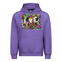 Tulip mardi gras heifers Urban Hoodie - CowGirlArtShop