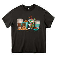 Asphalt german shepherd dog coffee cups Heavy Core Tee - texasbilliewilder