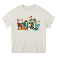Cream german shepherd dog coffee cups Heavy Core Tee - texasbilliewilder
