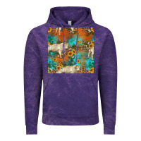 Cloud Purple western charolais cow seamless pattern Vintage Hoodie - HRA Design Shop