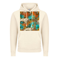 Vintage Artic western charolais cow seamless pattern Vintage Hoodie - HRA Design Shop
