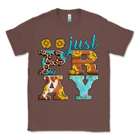 Chestnut just pray western sunflowers Classic Tee - AdoDesignShop