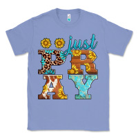 Colony Blue just pray western sunflowers Classic Tee - AdoDesignShop