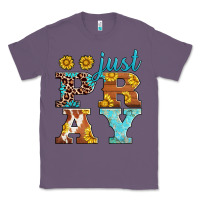 Lavender just pray western sunflowers Classic Tee - AdoDesignShop