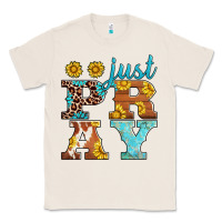 Natural just pray western sunflowers Classic Tee - AdoDesignShop